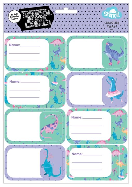 Book Labels - Roar-some